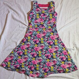 Collette Lilly/Dress/Girls/Size M 10-12/Pink Yellow Floral/Sleeveless Summer
